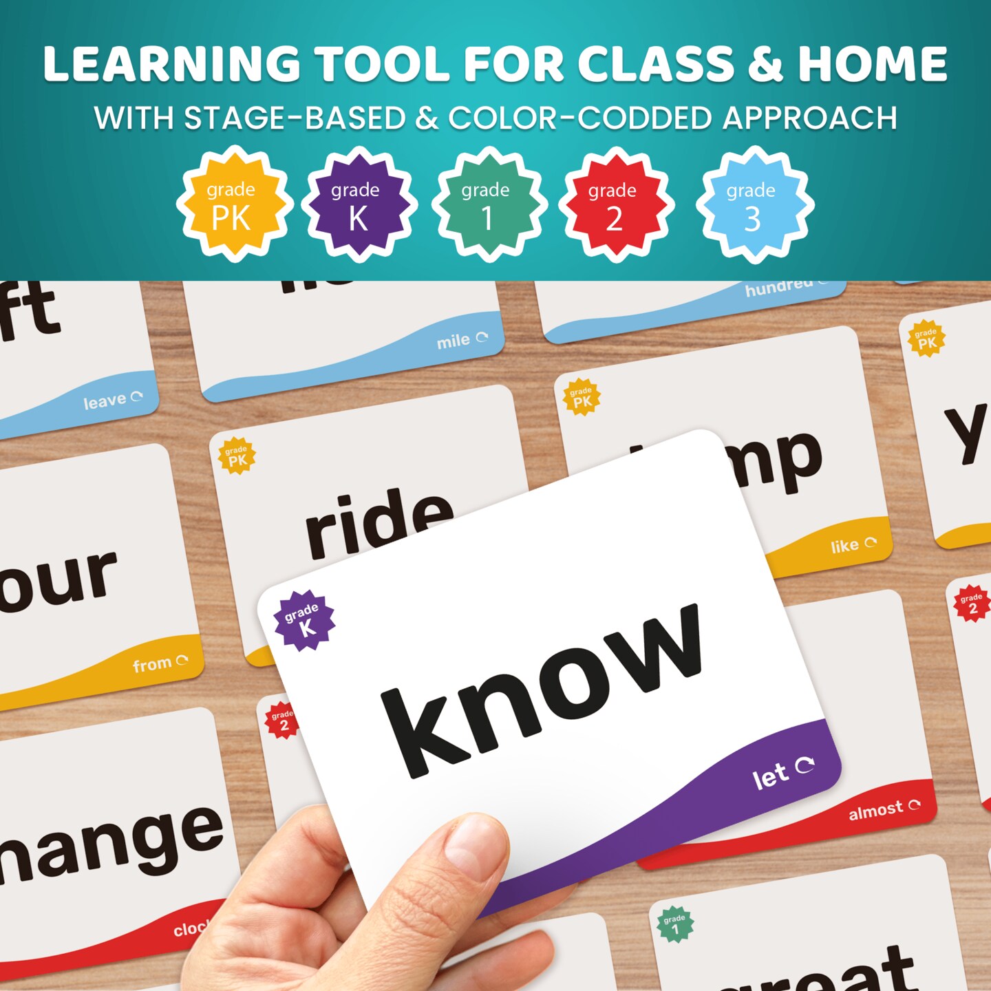 520 Sight Words Flash Cards Classic for Kids
