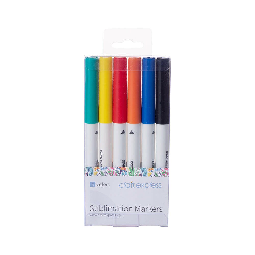 Assorted Joy Sublimation Markers - 6 Pack