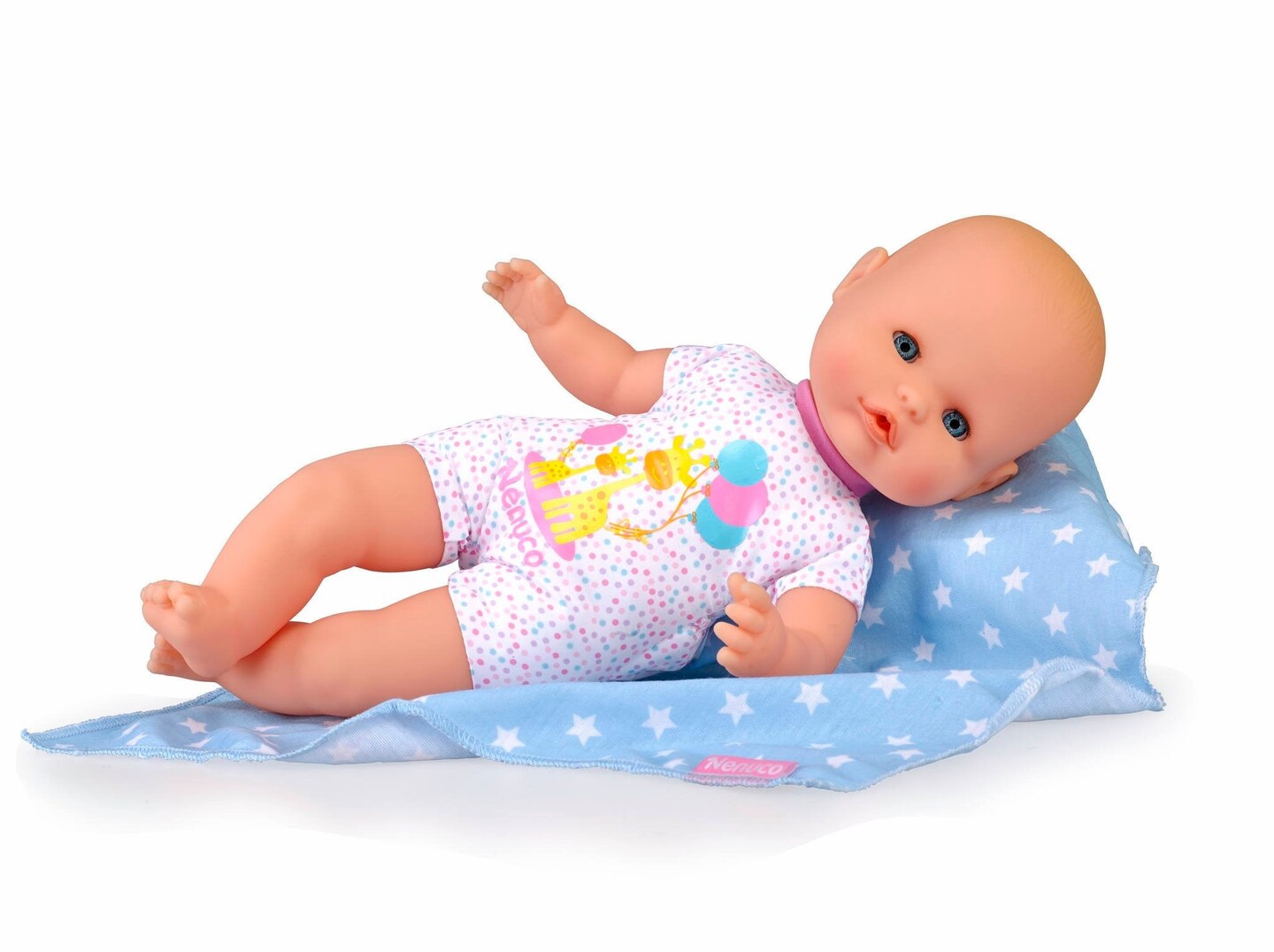 Nenuco Soft Baby Doll with Rattle Bottle