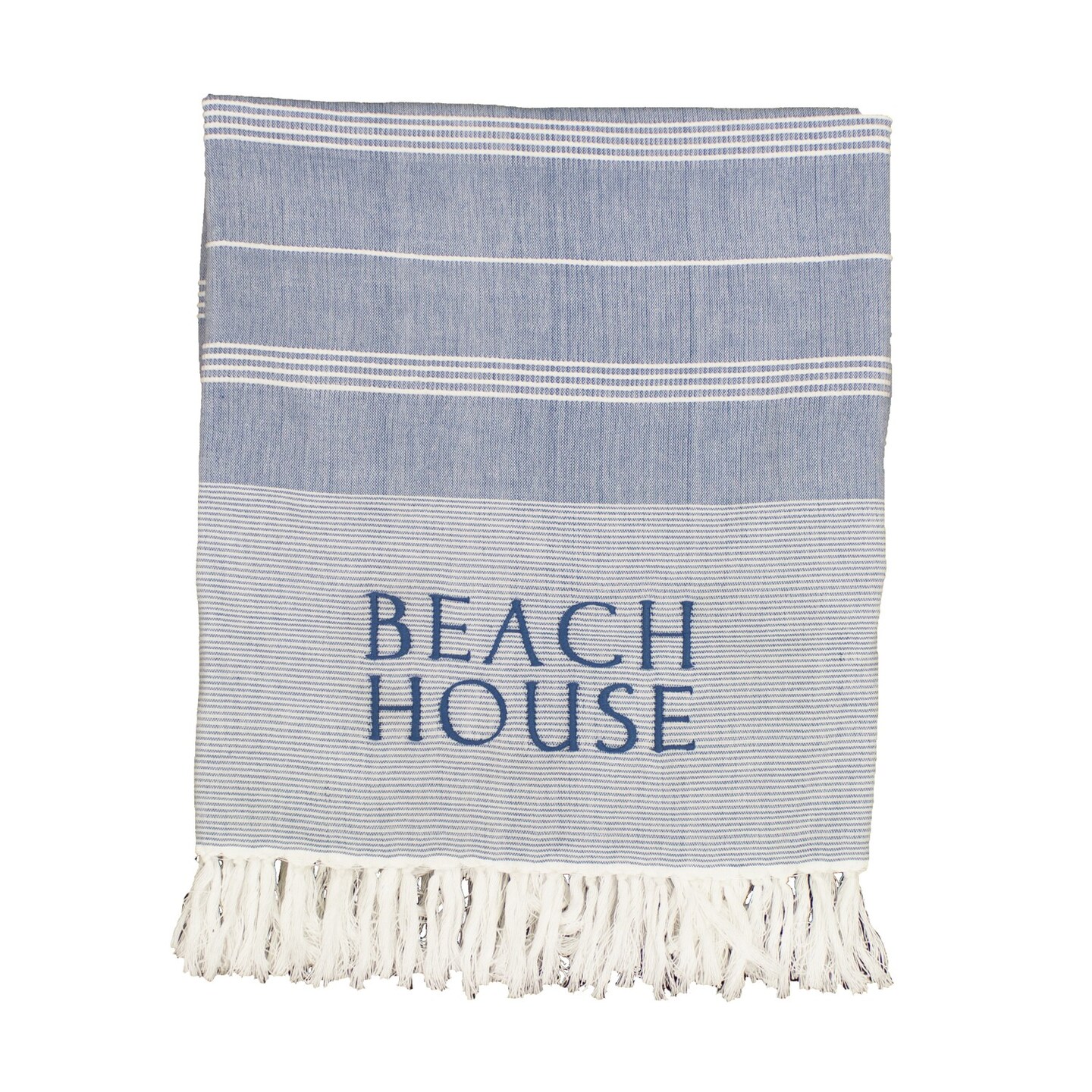50&#x22;x60&#x22; Beach House Coastal Throw Blanket