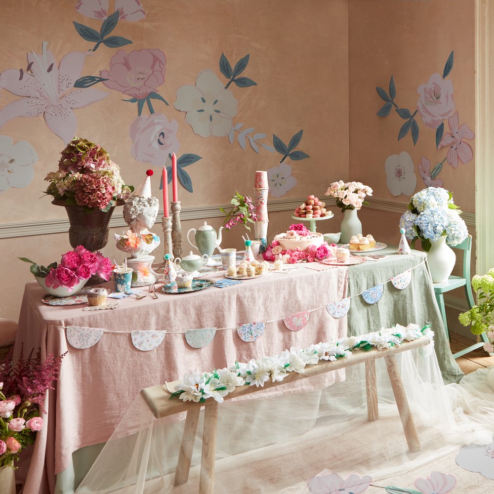 ENGLISH GARDEN FLORAL PLATES