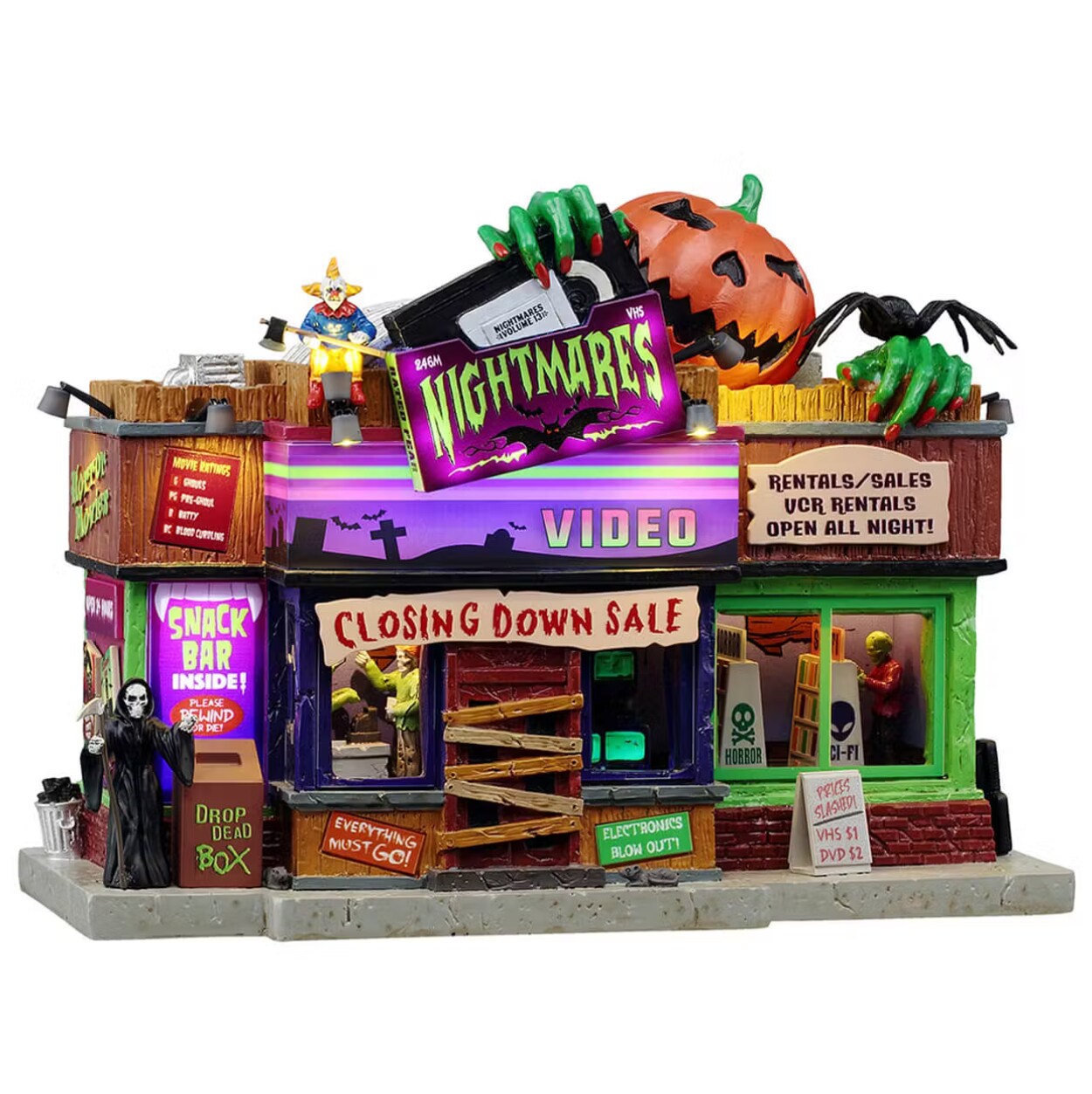 Nightmares Video - Lemax Spooky Town
