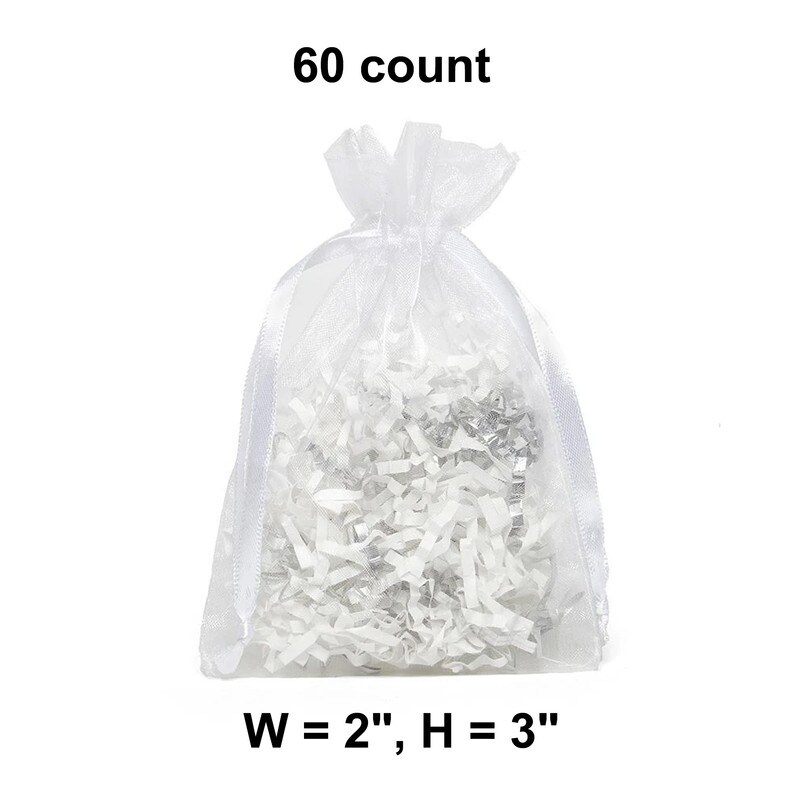 2&#x22; x 3&#x22; Organza Bag Ideal for Small Keepsakes