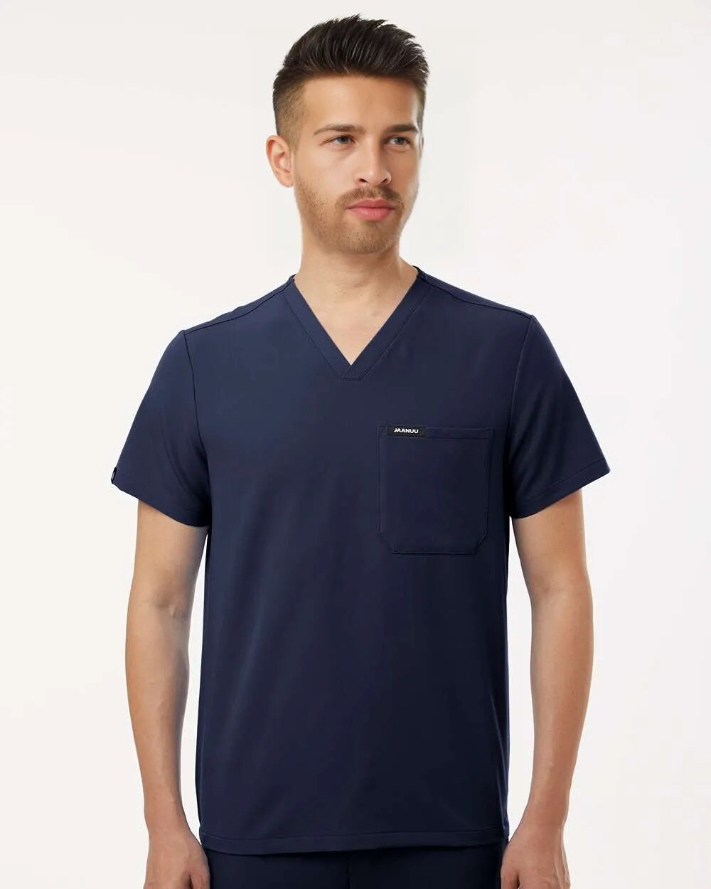 Jaanuu&#xAE; Holmes Everyday 1 Pocket Scrub V-Neck Top