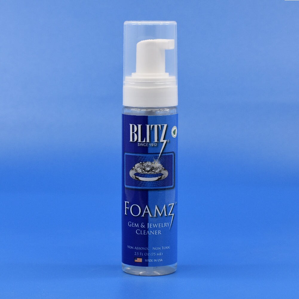 Blitz Foamz Jewelry Cleaner - Gem and Jewelry Cleaner Foam - Made in the USA