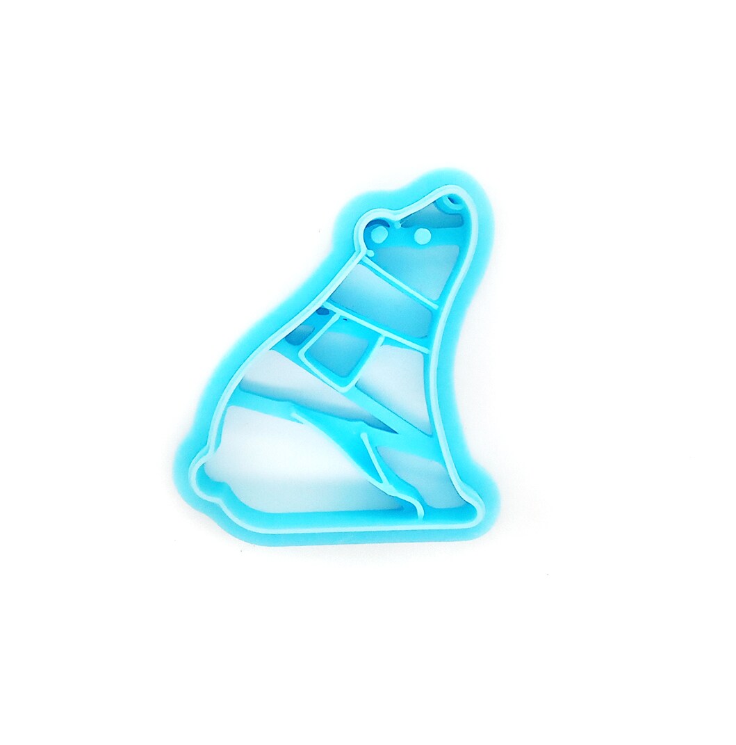 Polar Bear with Scarf Clay Cutter, Cute Winter Shape, Adorabilities
