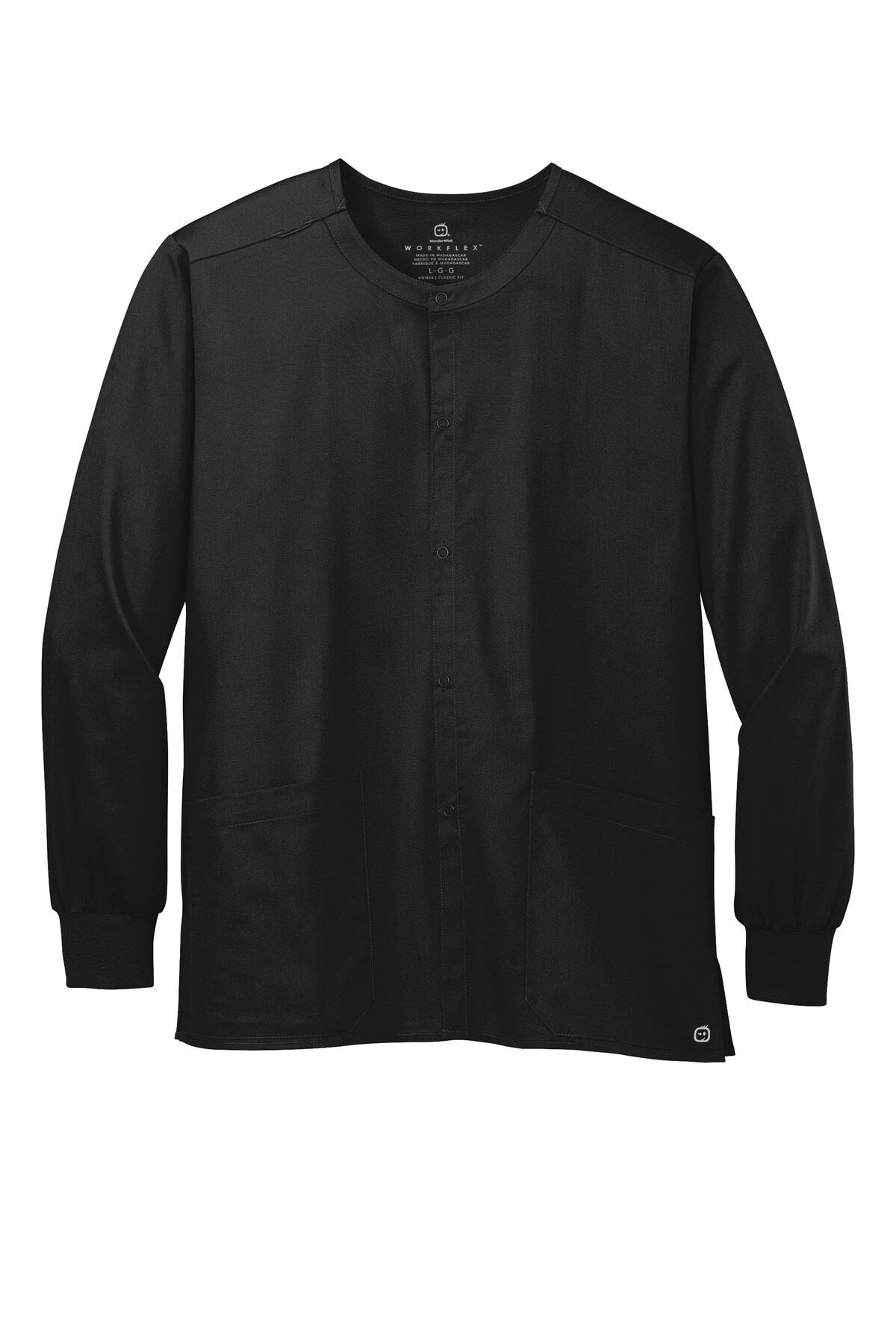 Wink&#xAE; WorkFlex Snap Front Scrub Jacket Comfortable