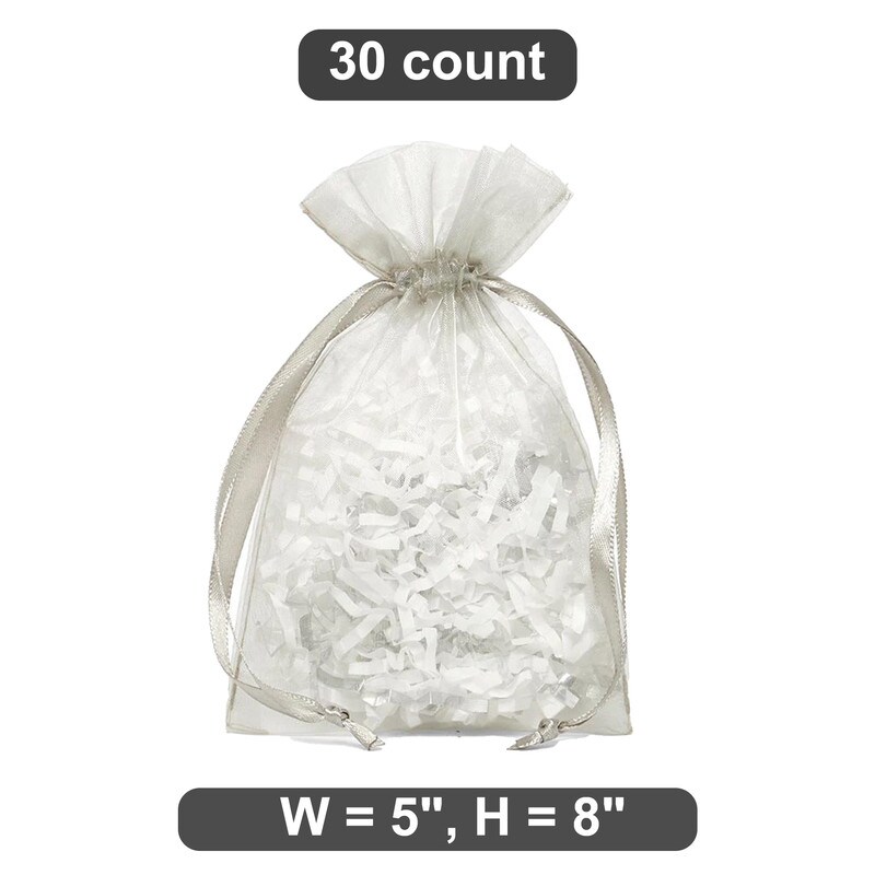 5&#x201D; x 8&#x201D; Organza Drawstring Bags Simple and Stylish
