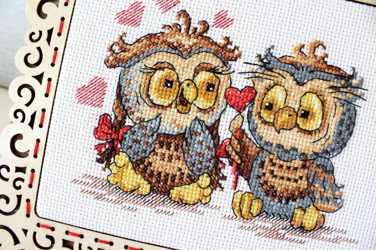 Love in the Air! SM-087  Counted Cross Stitch Kit