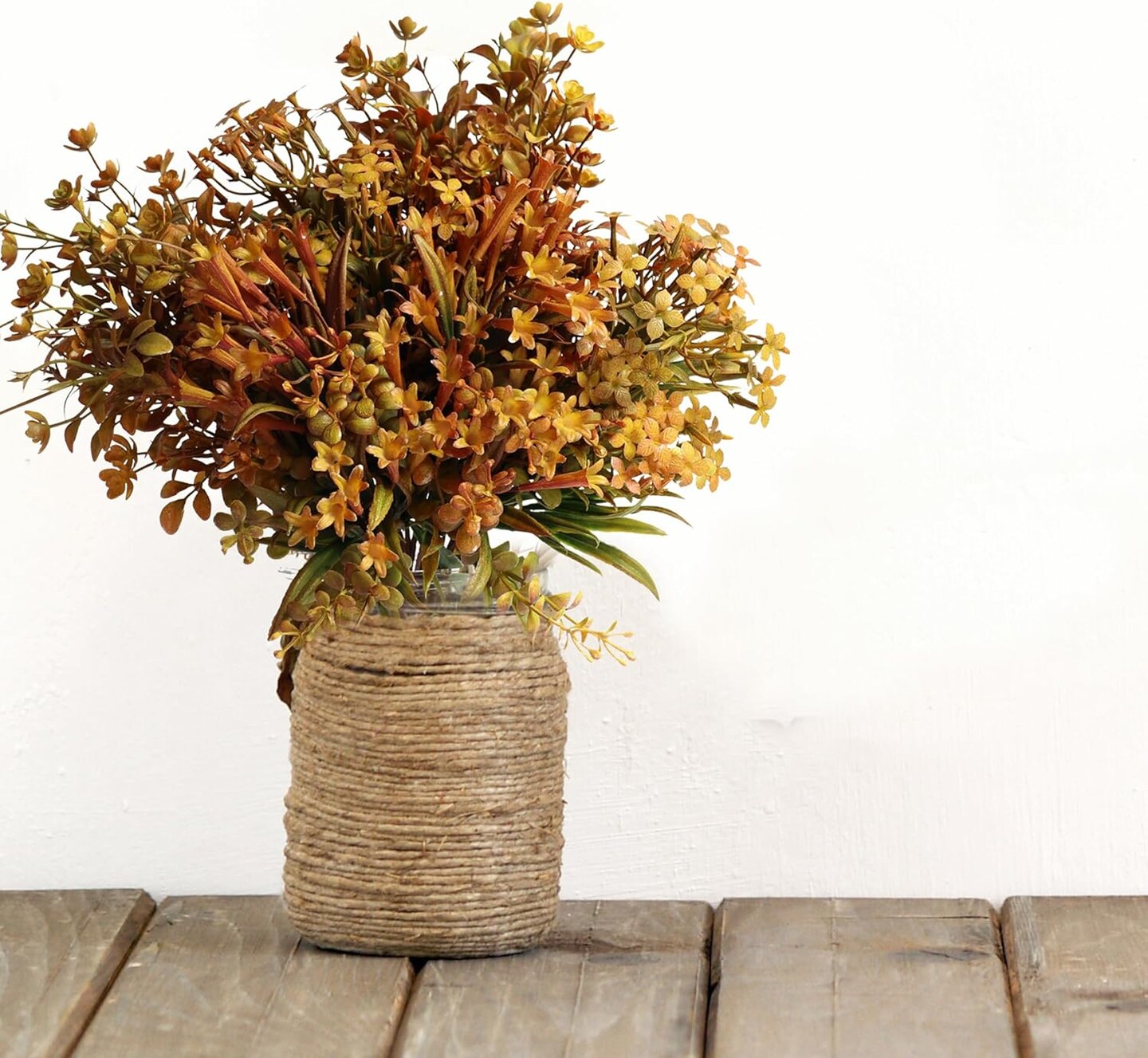 6 Bundles Artificial Fall Flowers Fall Mums