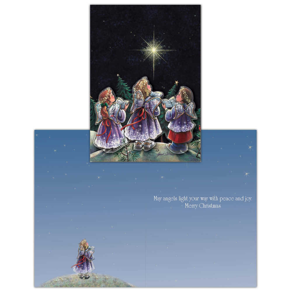 Angel Choir - Boxed Christmas Cards -15 Cards &#x26; Envelopes