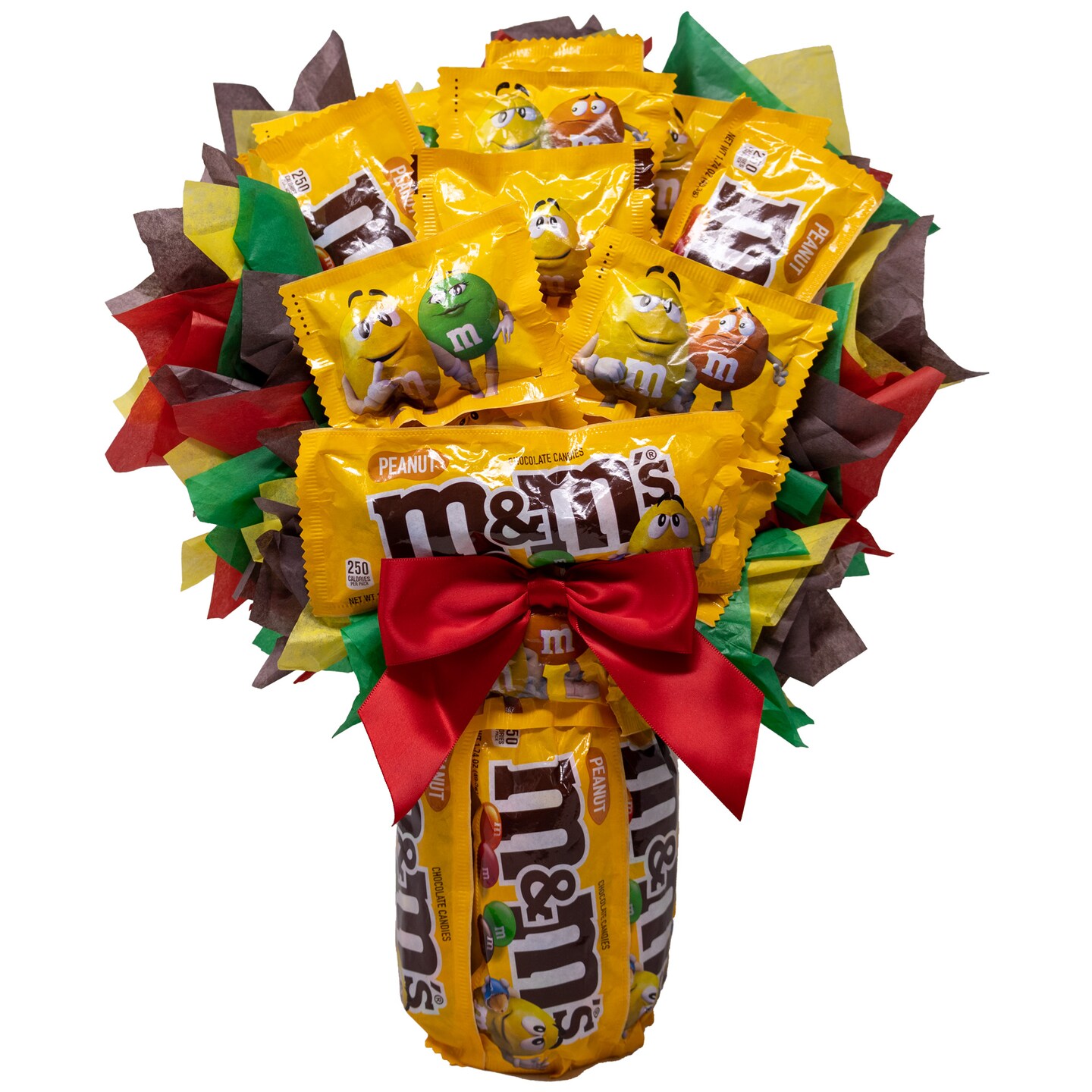 Peanut M and M's Candy Bouquet | MakerPlace by Michaels, image size:1440x1440