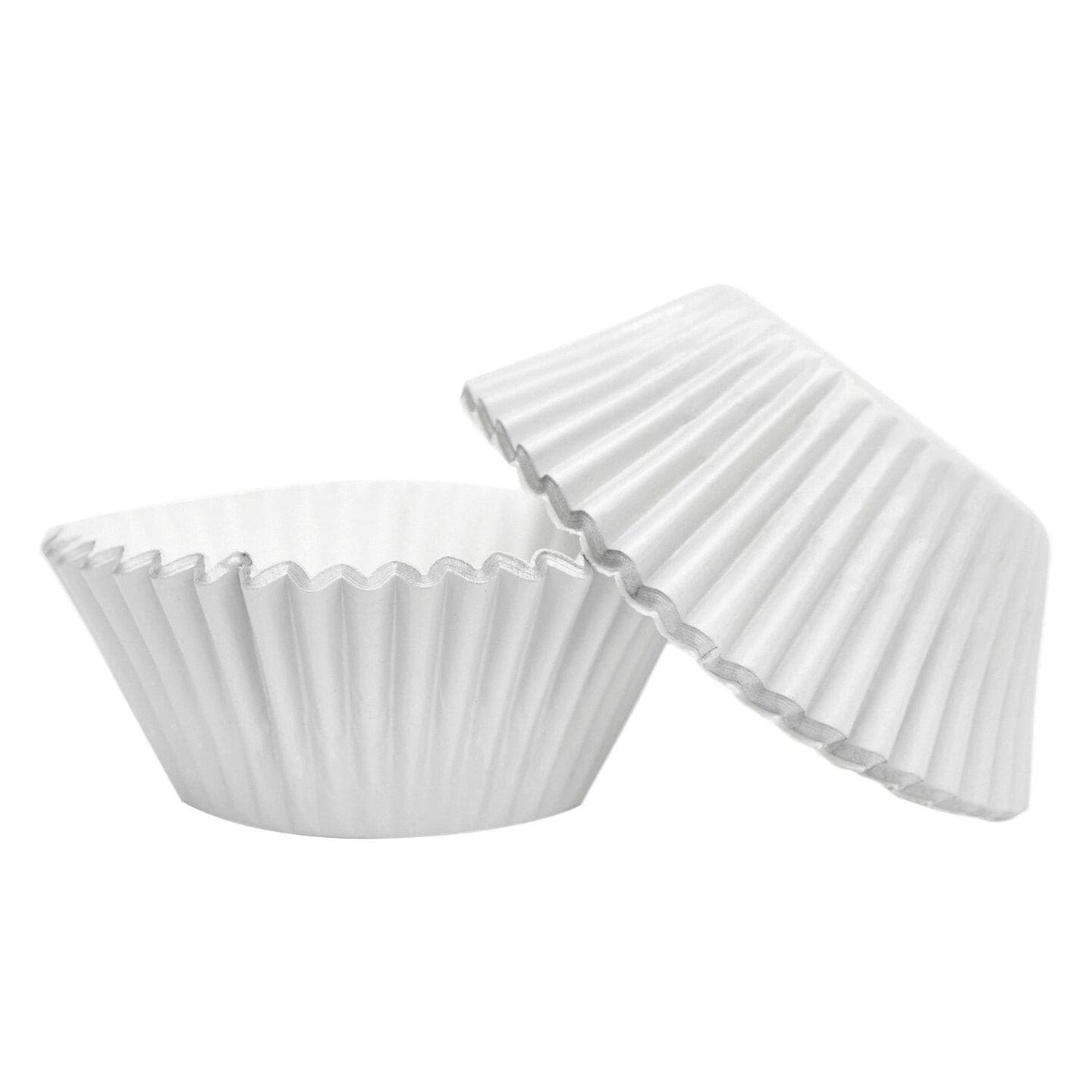 Shiny Silver Standard Size Cupcake Wrappers & Liners | 25 PC Set