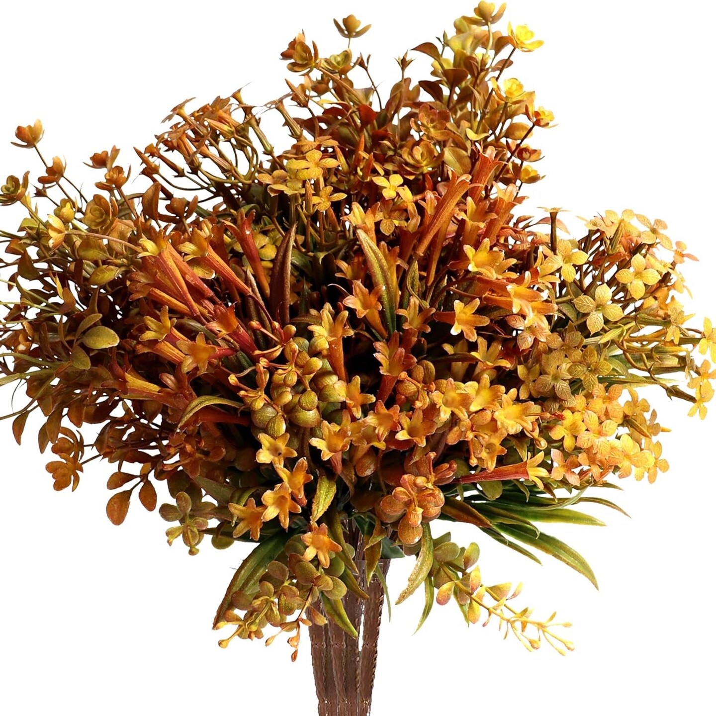 6 Bundles Artificial Fall Flowers Fall Mums
