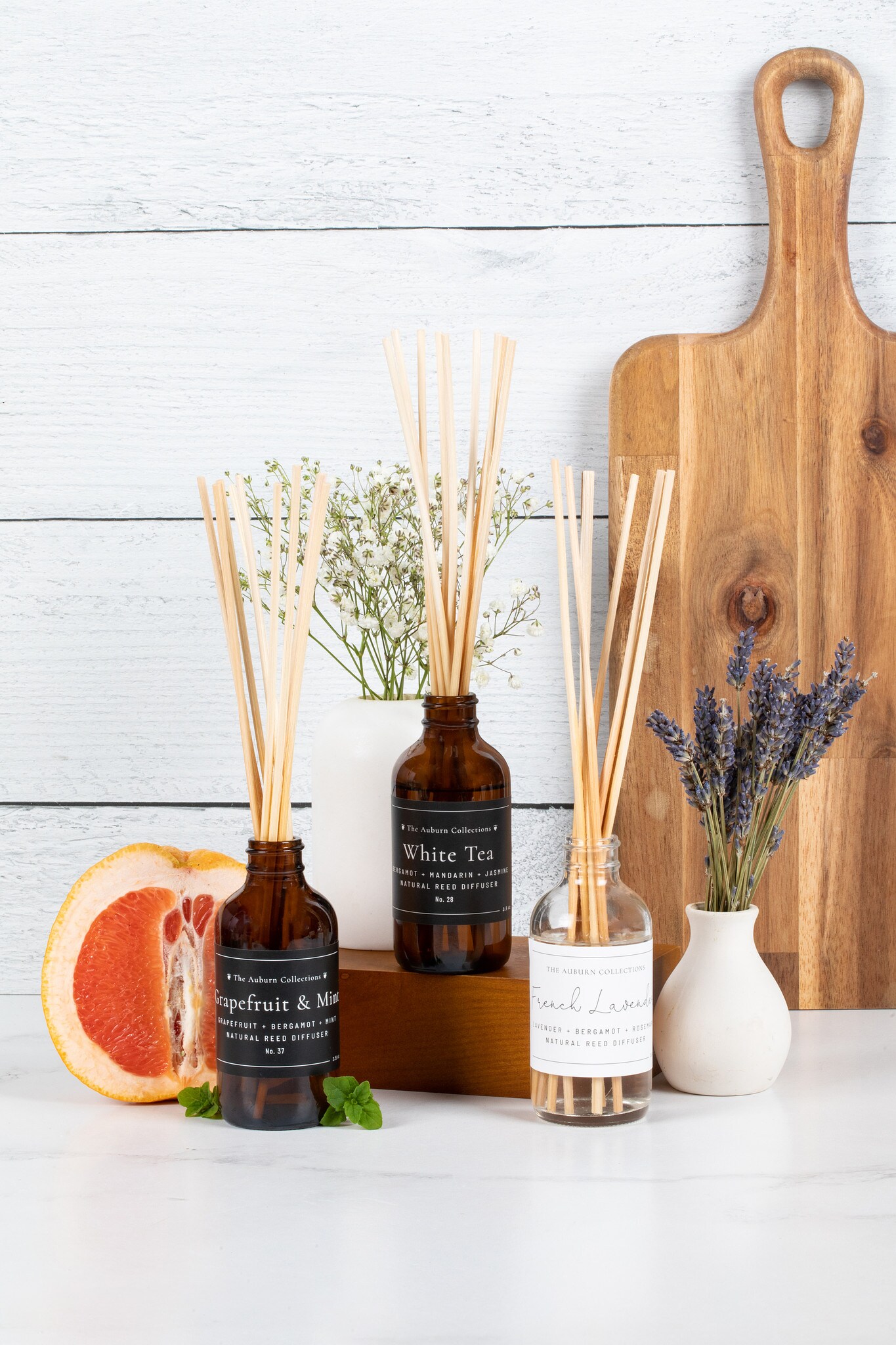 All Natural Reed Diffuser and Reed Sticks, 4 oz Natural Reed diffuser ...