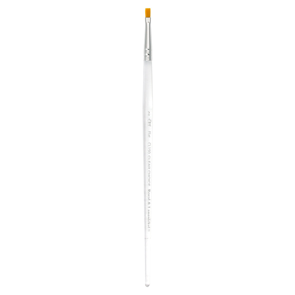 CL150 Series | Clear Choice&#x2122; Golden Taklon Flat Brush