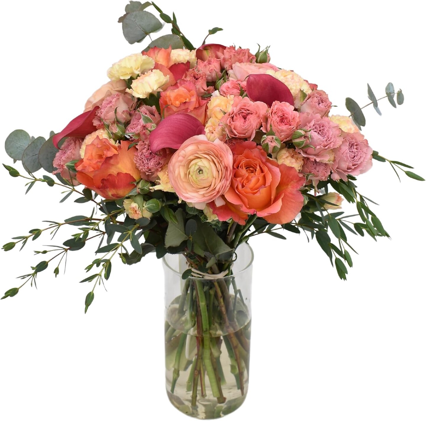 Peach & Green Harmony Bouquet