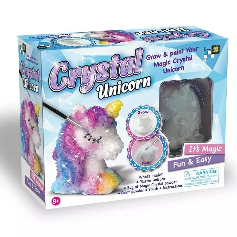 AMAV Crystal Unicorn, Grow and Paint your Magic Crystal Unicorn