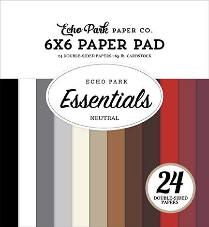 Echo Park Neutral Essentials 6x6 Paper Pad