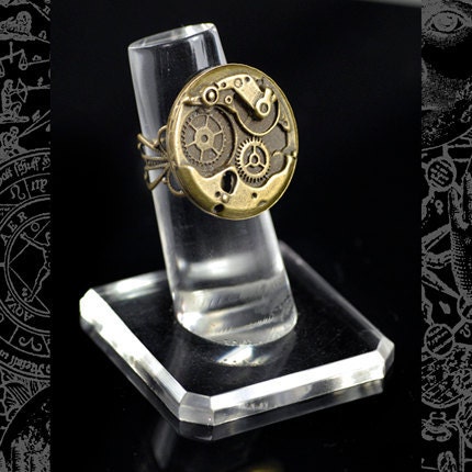 Antiqued Bronze Filigree Ring Blanks with Round 25mm Settings - Set of Six - RING2