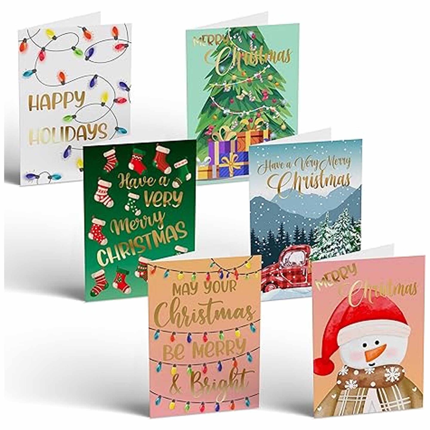 Better Office Products Christmas Cards Set