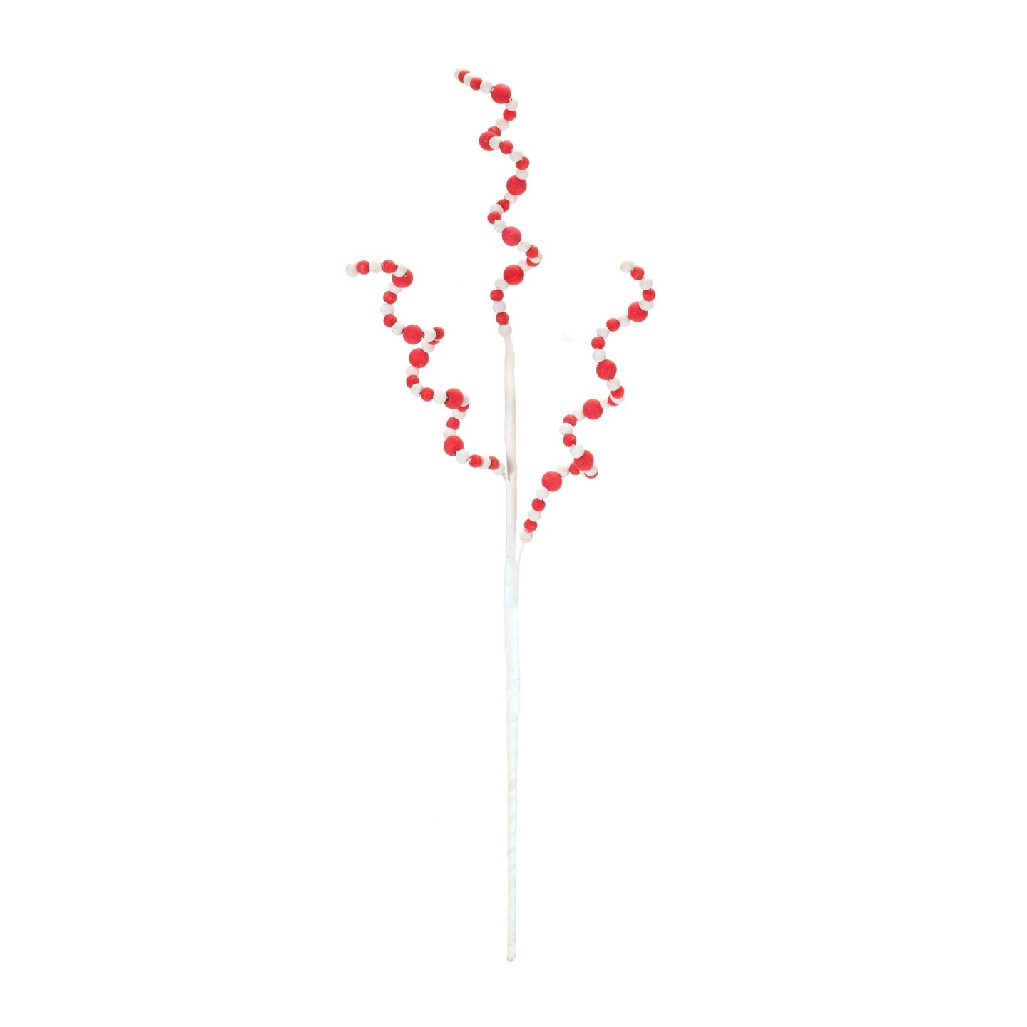 Melrose 6 Piece Set Bead Swirl Artificial Christmas Sprays 22"