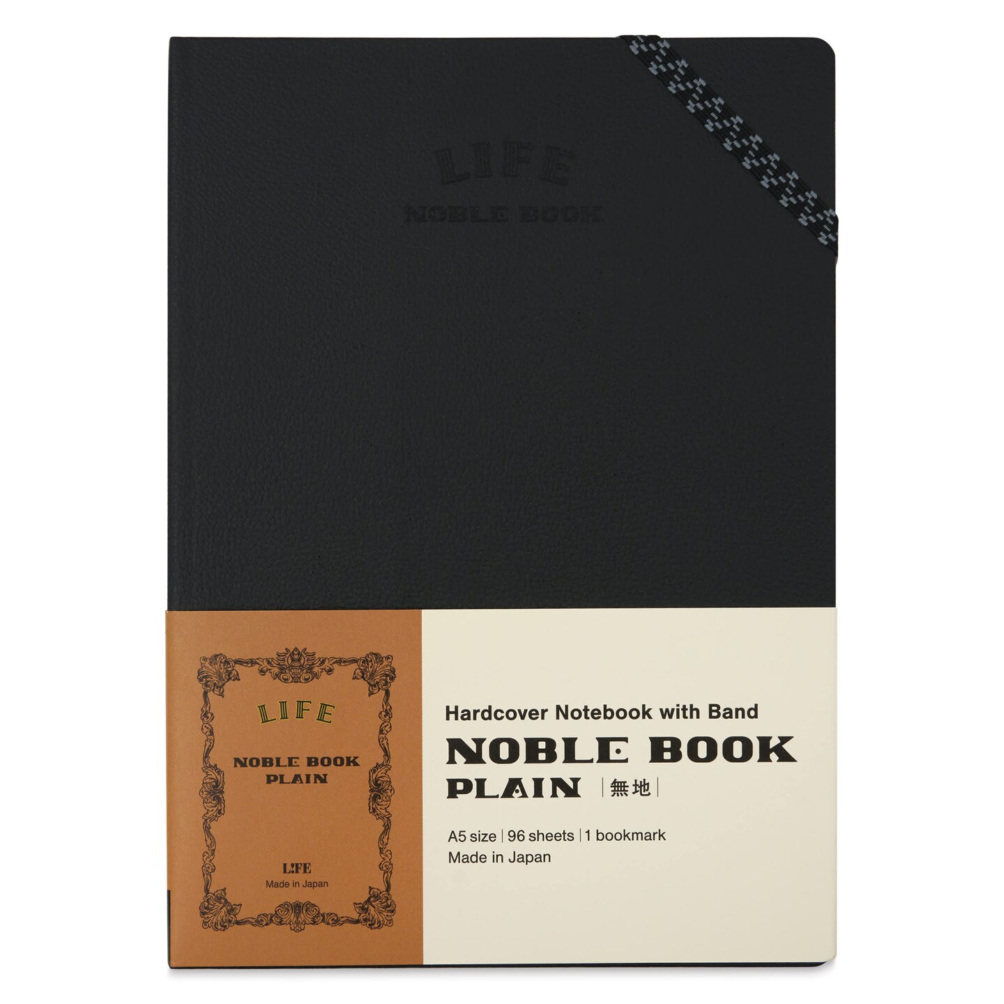 Life Stationery Noble Notebook - 6" x 8", A5, Blank, 96 Pages