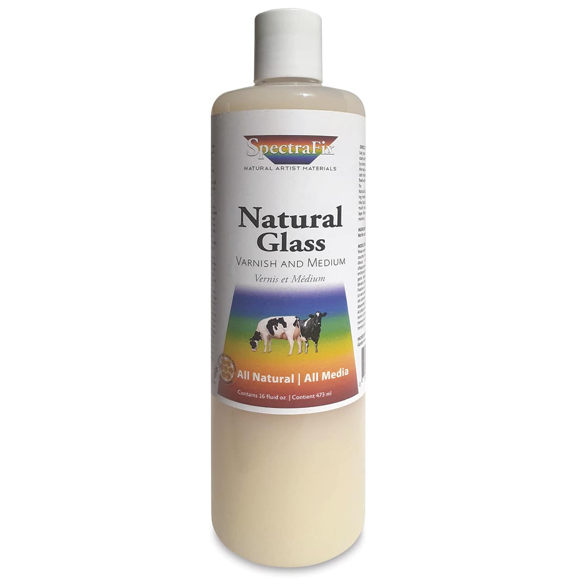 SpectraFix Natural Glass Varnish Painting Medium - 16 oz, Bottle
