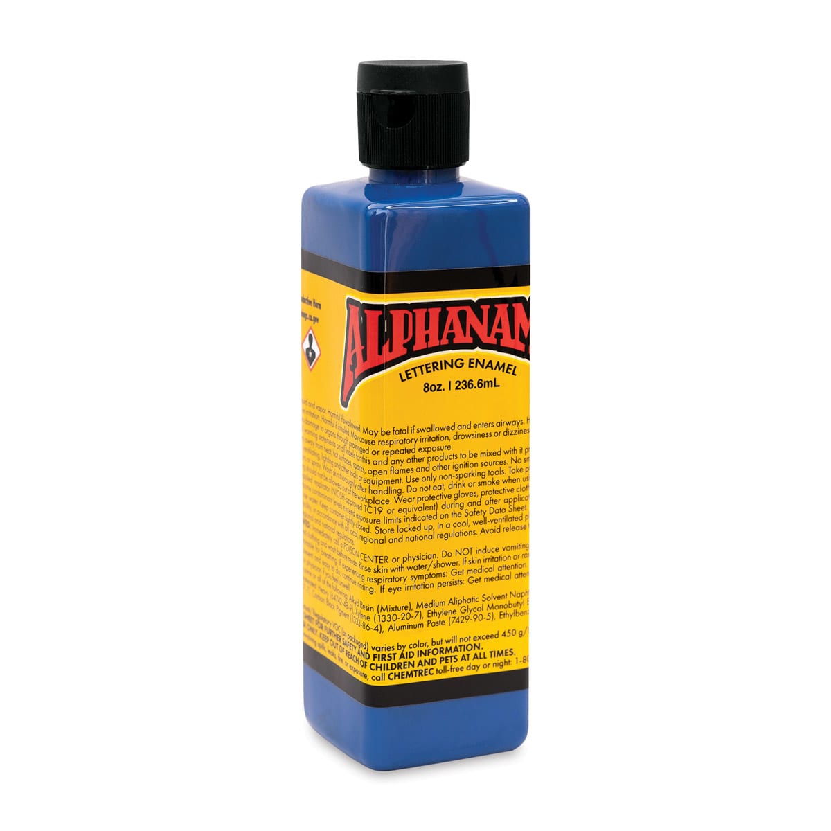 Alpha6 Alphanamel Lettering Enamel - Alpha Blue, 236.6 ml, Bottle