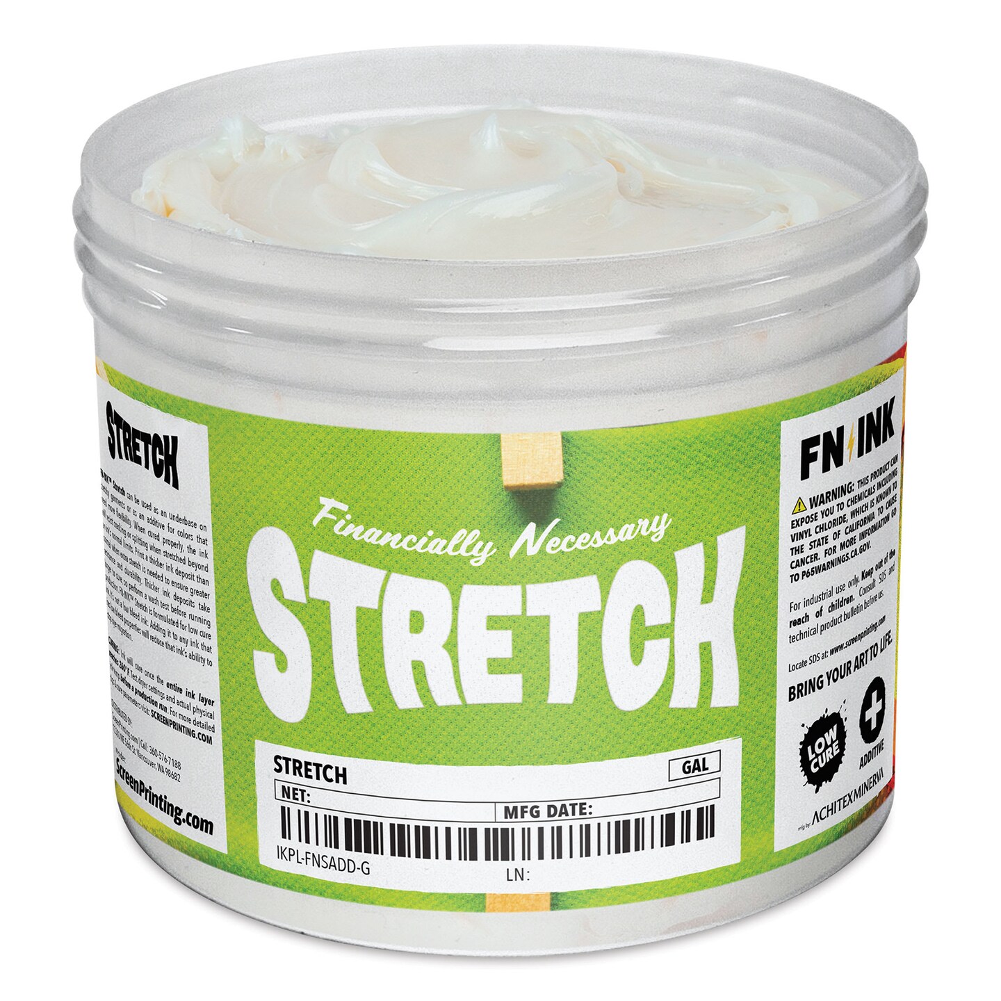FN Ink Plastisol Screen Printing Ink Stretch Additive - Gallon