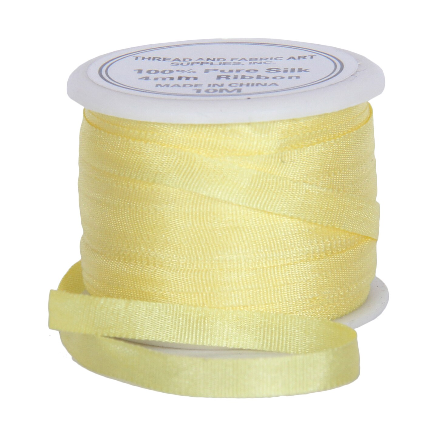Threadart 100% Pure Silk Ribbon - 3 Widths 2MM, 4MM, 7MM - 50 Colors Available