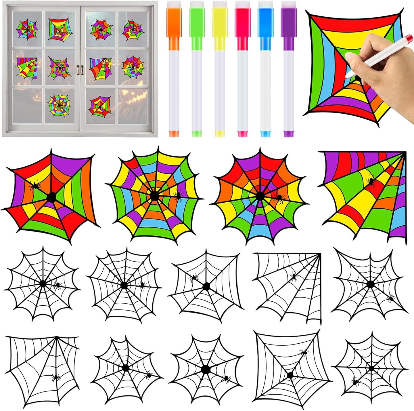 42Pcs Halloween Arts Crafts