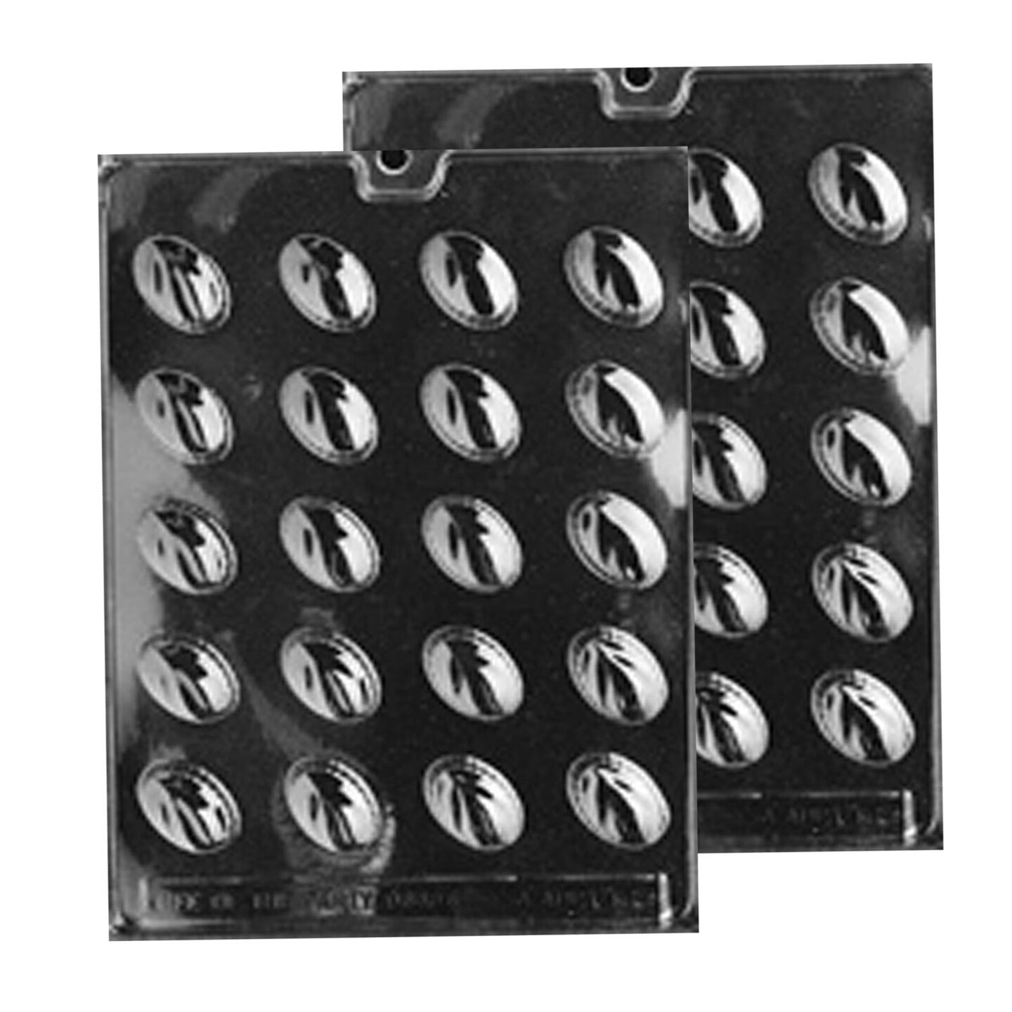 Oval Leaf Chocolate Mold