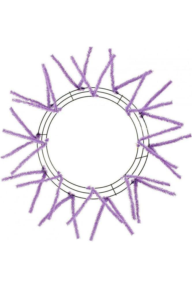 15-24&#x22; Pencil Work Wreath Form: Lavender