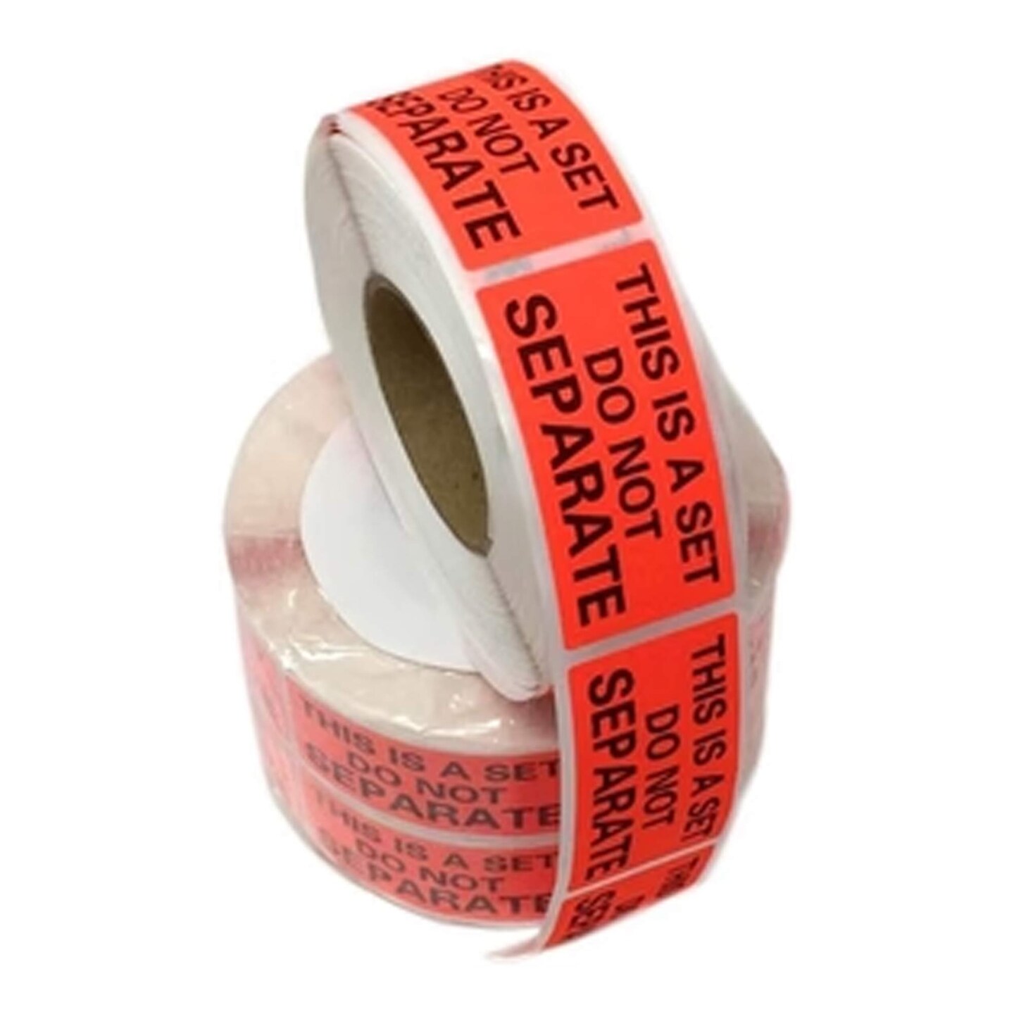 1&#x22; x 2&#x22; Red This Is a Set Do Not Separate Labels 2 Count