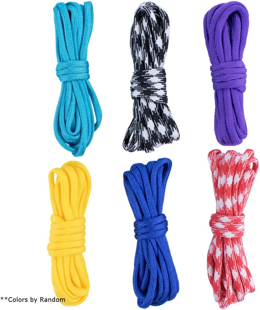Jig Bracelet Maker with Parachute Cord - Heavy Duty Buckles - Wristband Maker with 6 Paracord Hanks and 6 Quick Release Buckles