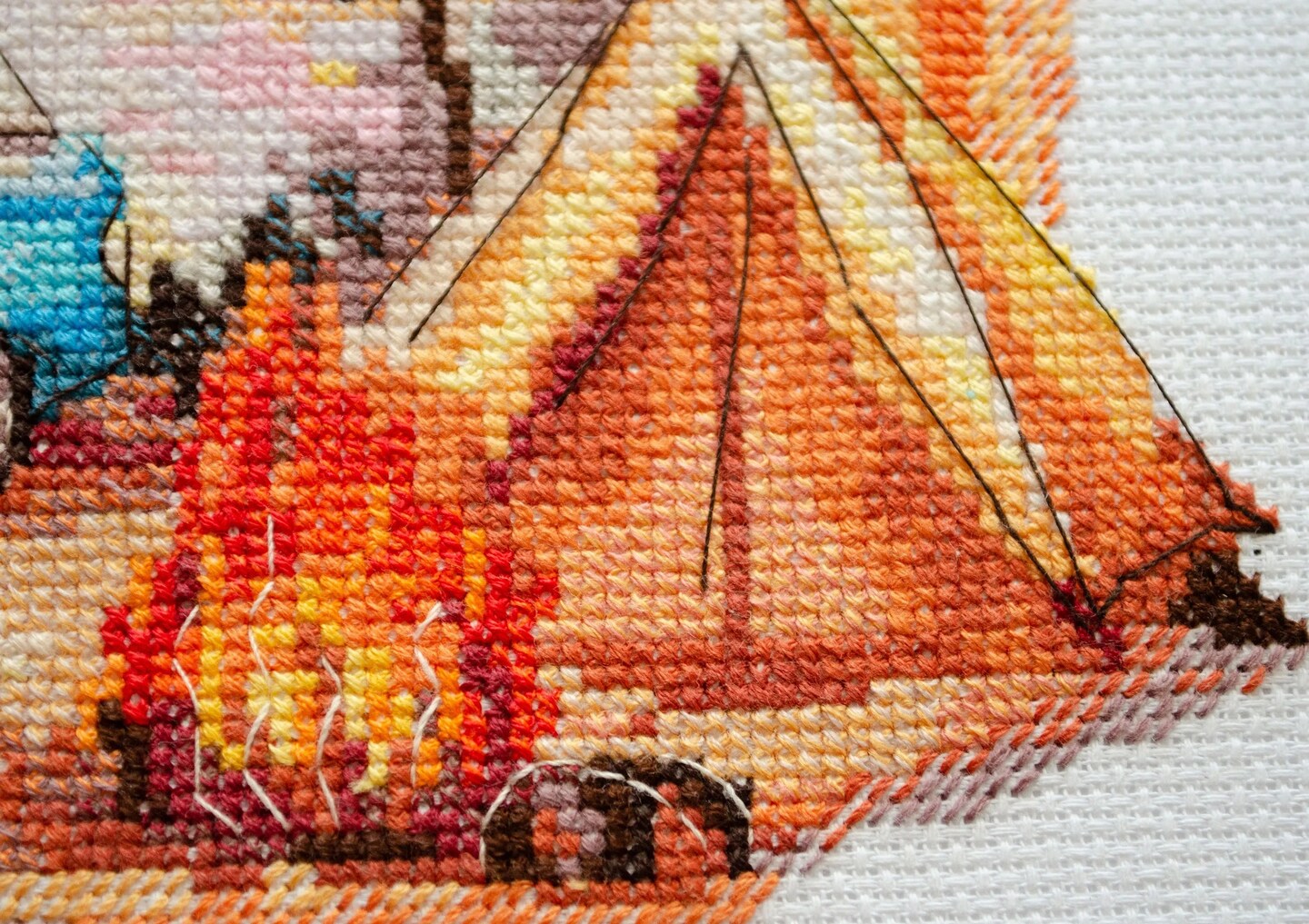 Cross-stitch kit - Beach adventures