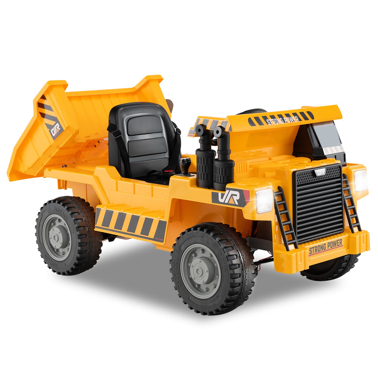 Kids Ride on Dump Truck 12V Ride on Car with Electric Dump Bed