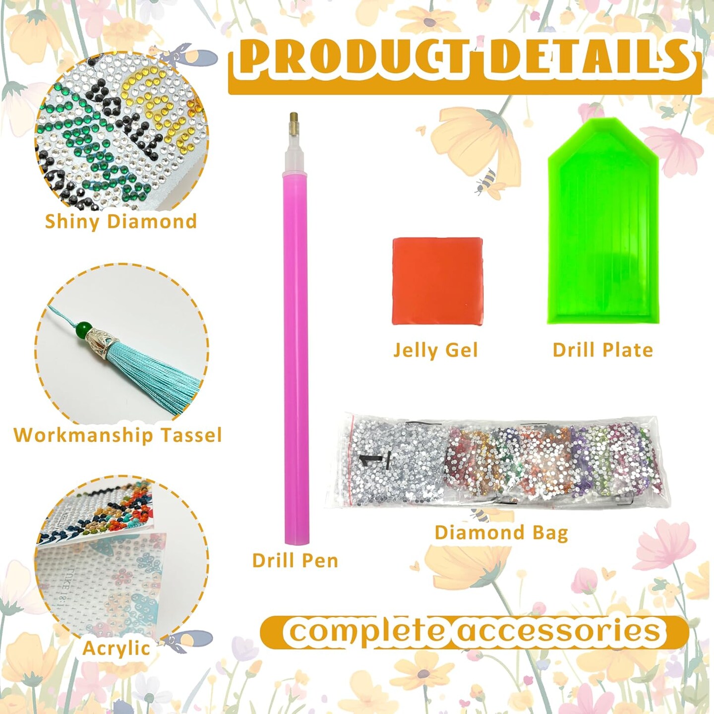 12Pcs Christian Bible Verse Diamond Painting Bookmark Kit for Adults