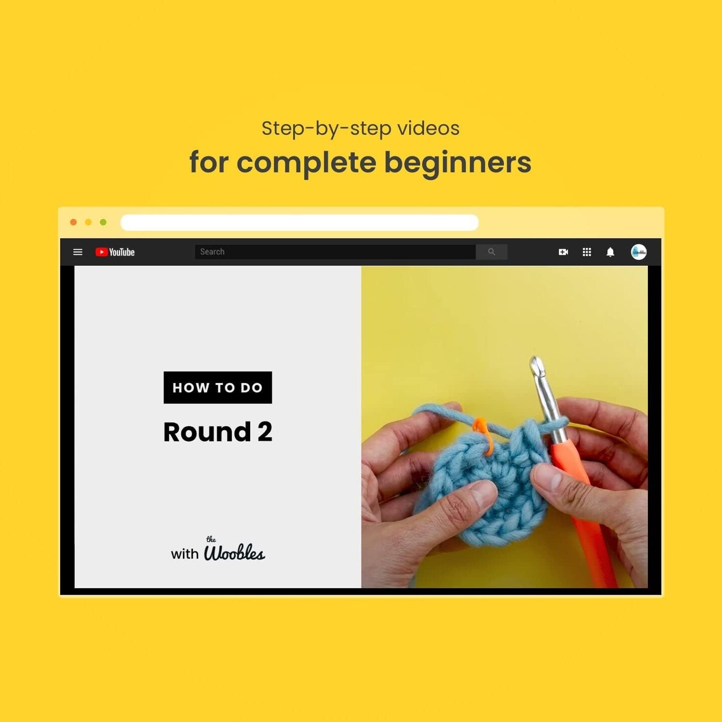 Crochet Kit for Beginners - Easy Arts and Crafts Knitting & Crochet Animals Kit As Seen On Shark Tank - Pierre The Penguin