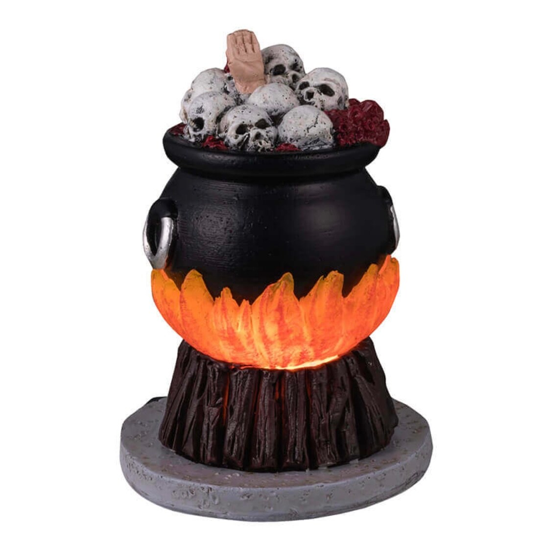 Skull Stew Cauldron - Lemax Spooky Town