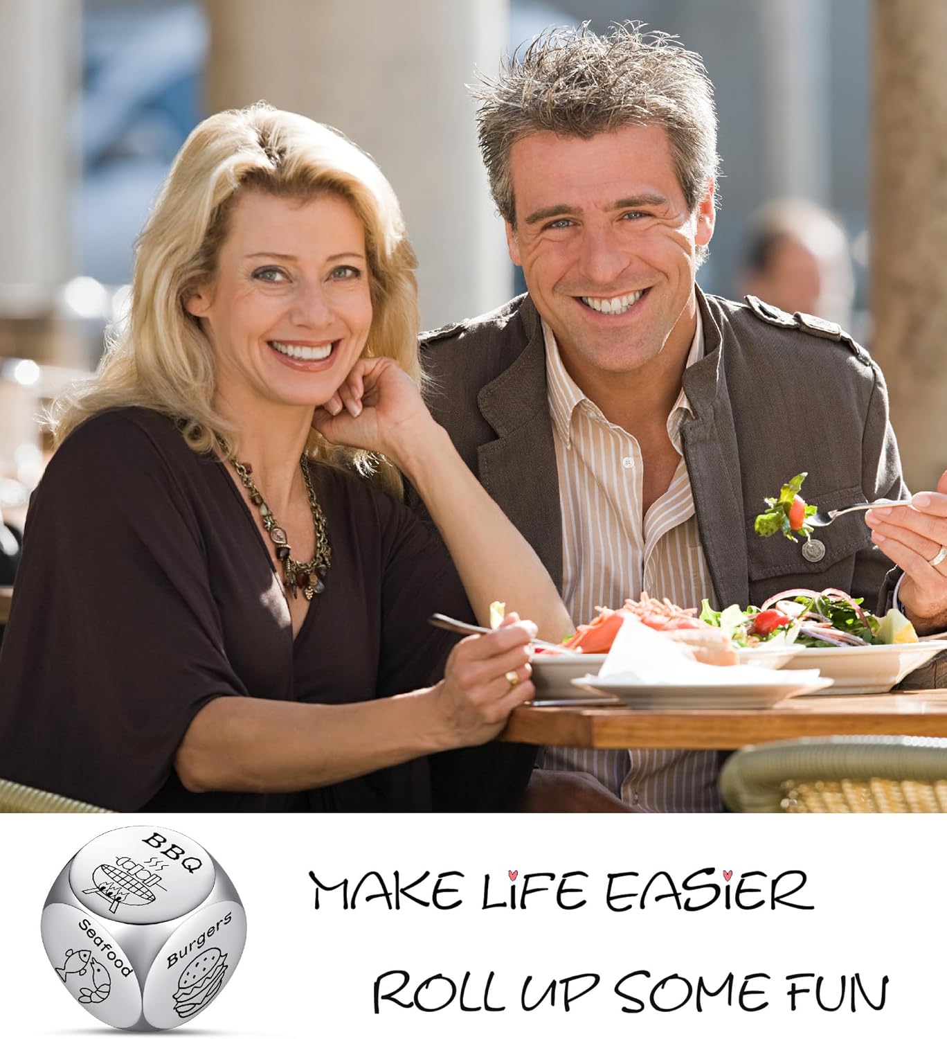 Women Men Anniversary Food Dice Date Night Ideas Wife Husband