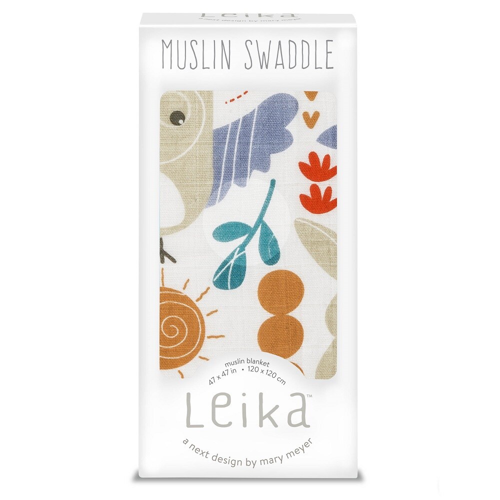 Leika Owl/Bunny Cotton Muslin Baby Swaddling Blanket