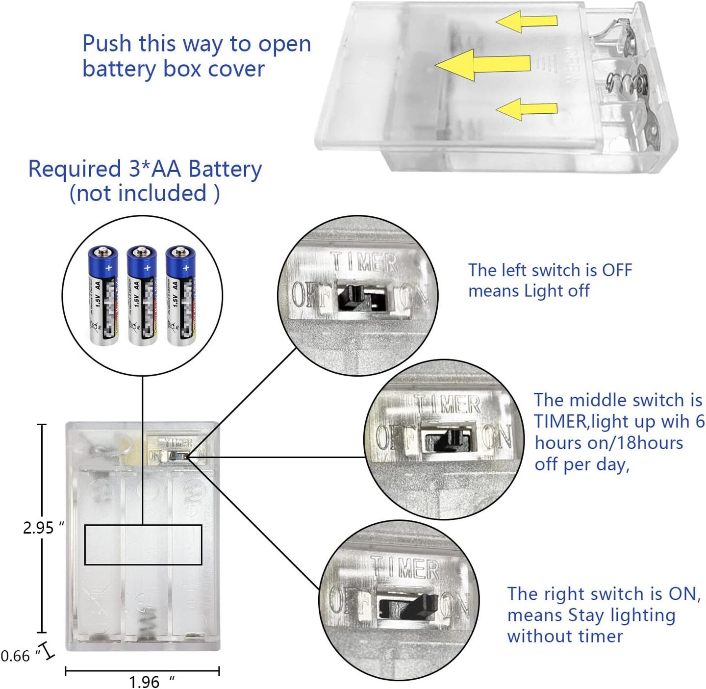 2-Pack Battery-Operated Dewdrop Mini Fairy Lights with Timer – 10 ft Silver Wire String Lights, 30 Orange LEDs, 6H On/18H Off Timer for Christmas, Halloween & Indoor Holiday Décor (Orange)
