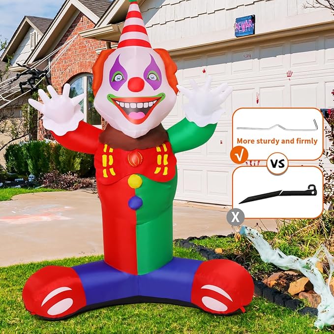 Laugh Clown Blow Up Yard Decoration