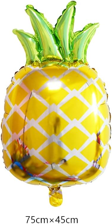 6 Pcs Big Size Pineapple Balloons, Fruit Balloons for Birthday Party Baby Shower Bridal Shower Wedding Summer Luau Party Decoration