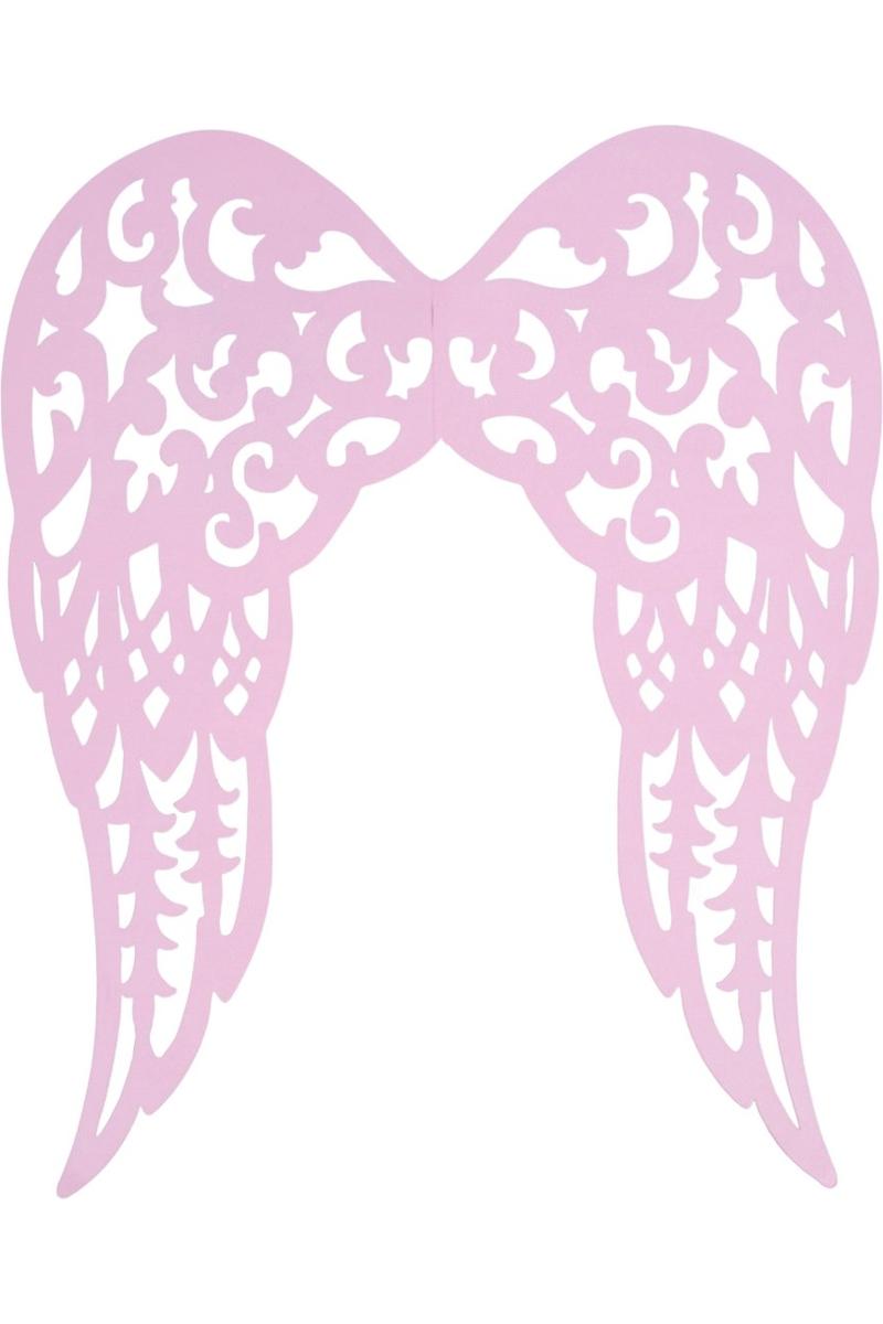 17&#x22; Metal Filigree Angel Wings: Light Pink