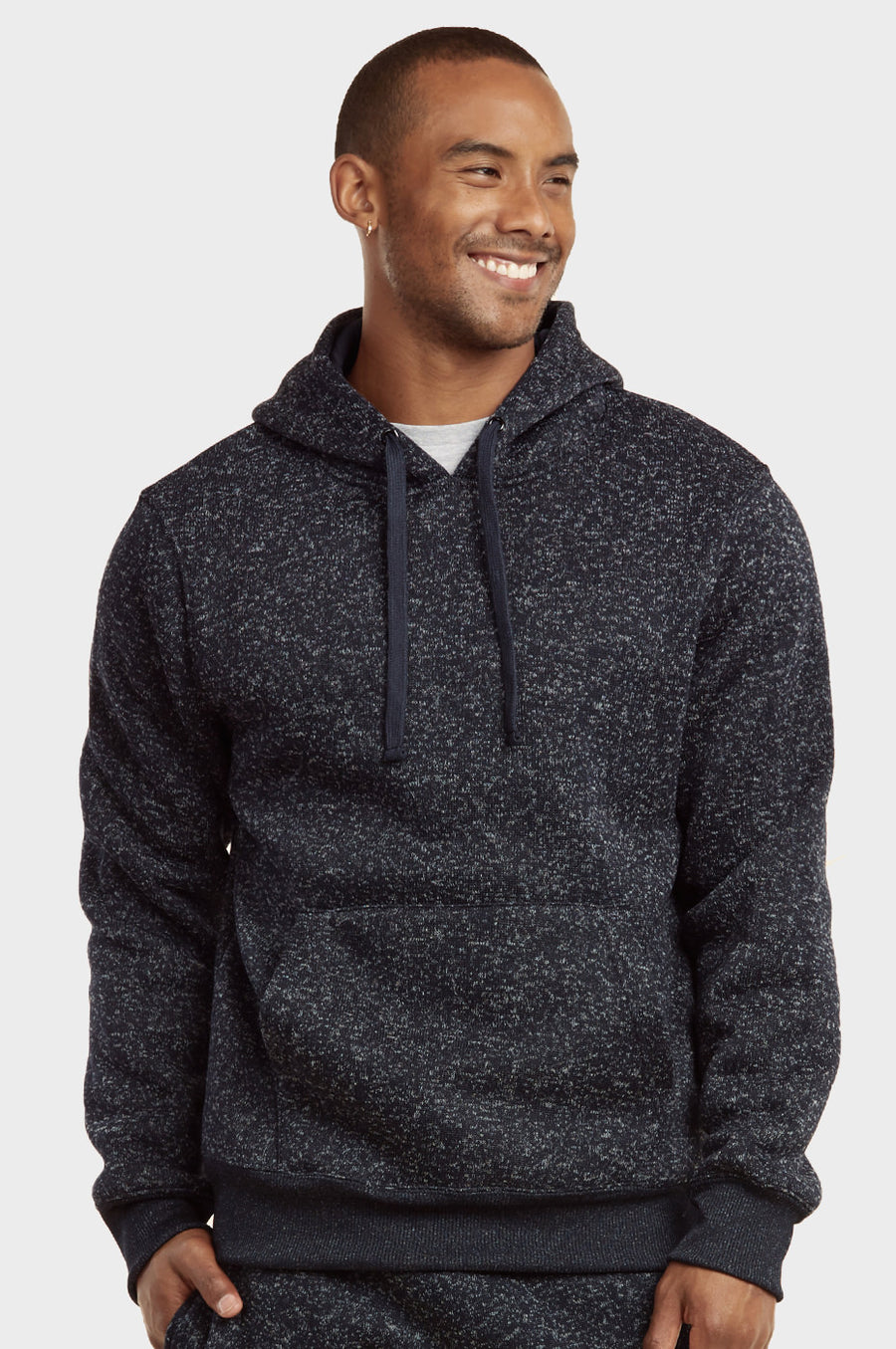Men's Fleece Pullover Hoodie – Medium Weight, Relaxed Fit, Kangaroo Pocket – Perfect For Workouts, Lounging & Casual Wear