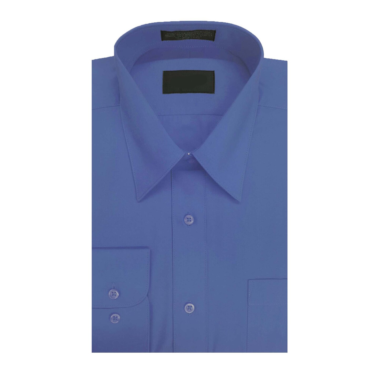 Men&#x2019;s French Blue Long Sleeve Dress Shirt