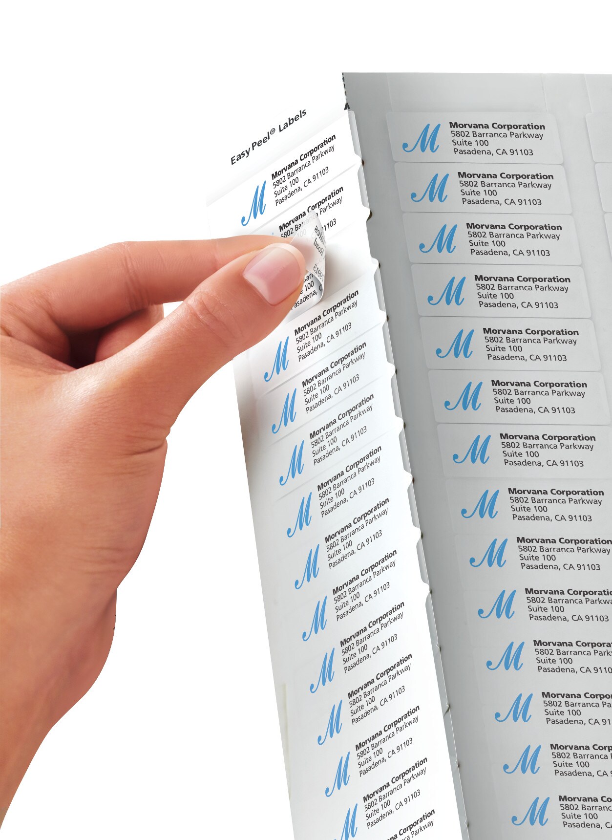 Avery Matte Clear Return Address Labels, Sure Feed Technology, Inkjet, 2/3" x 1-3/4", 600 Labels (88695)